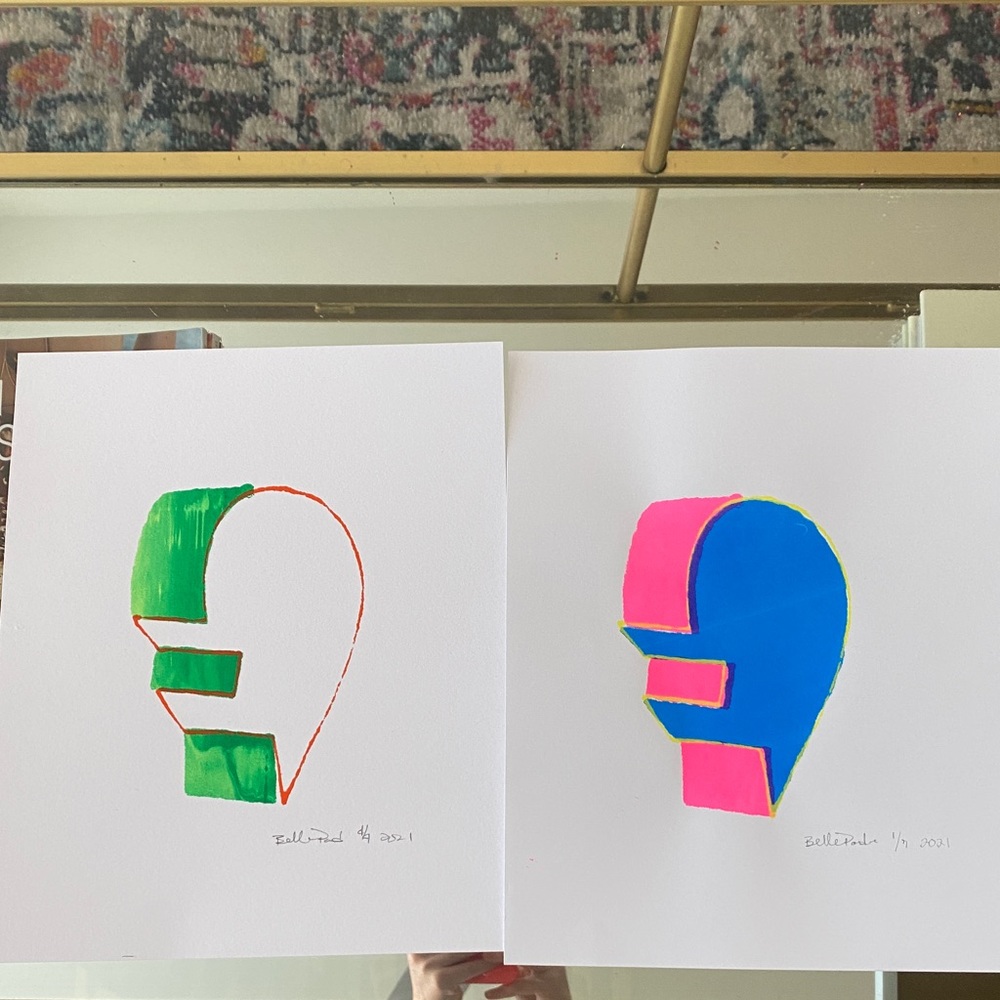 Screen Printed Paintings